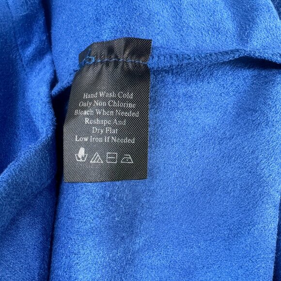 Toofan Faux Suede Color Block Dress NWT - Picture 5 of 5